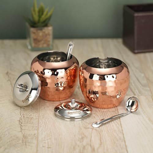 Ghee Pot & Spoon