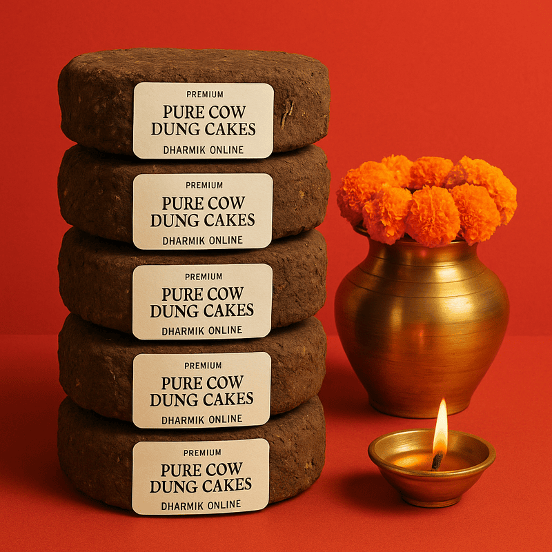 Pure Cow Dung Cakes – Natural Upale for Havan & Pooja