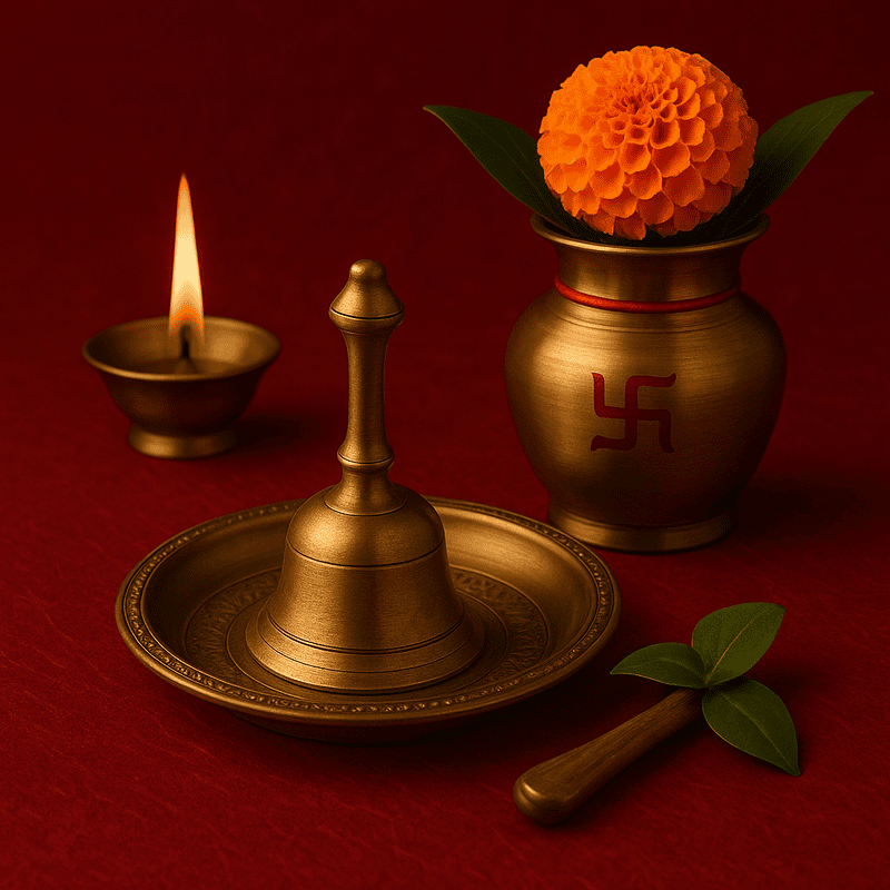 Premium Garun Ghanti – गरुड़ घंटी (For Auspicious Sound in Pooja & Aarti)