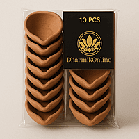 Clay Mitti Diyas Plain