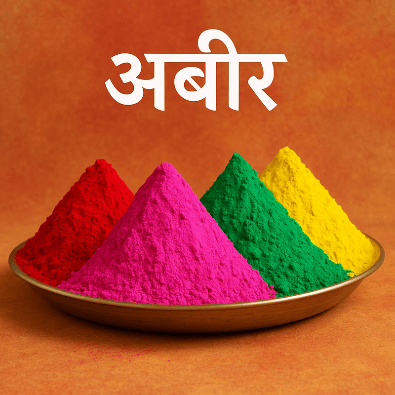 Abeer – Traditional Fragrant Color Powder for Festivals & Pooja
