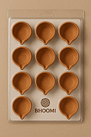 Clay Mitti Diyas Plain