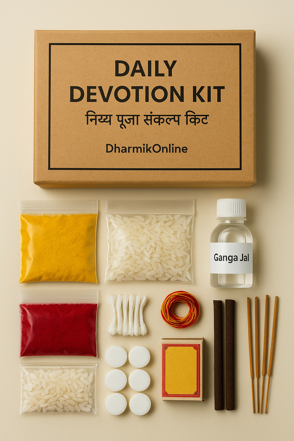 ₹199 Pooja Essentials Combo “Daily Devotion Kit"