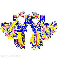 Deity Cloths (Red Yellow White Green Blue Black)