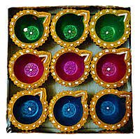 Clay Mitti Diyas Decorated
